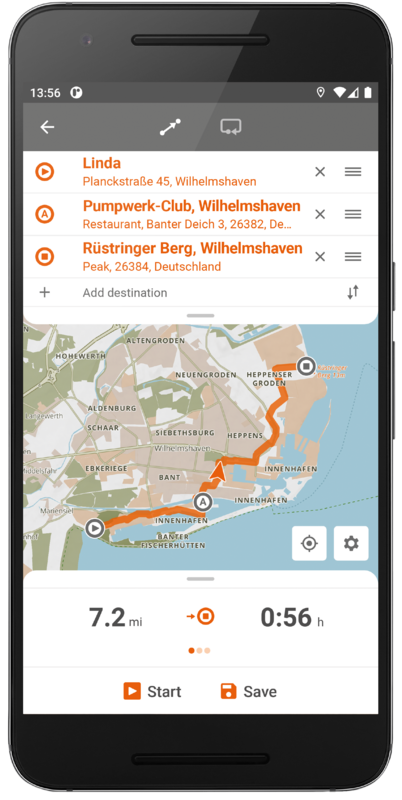 Calculate bike friendly routes with Naviki