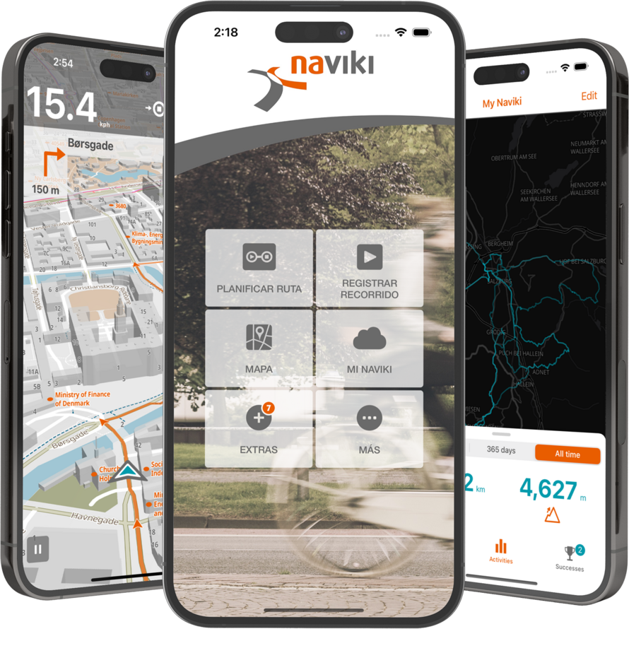 Eliminación Agricultura Pegajoso Naviki app – Convierte tu smartphone en un navegador por satélite para  bicicleta