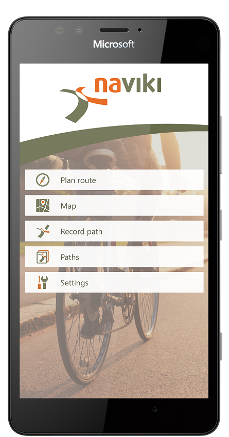Start Menu for Windows Phone Naviki App for Windows Phone