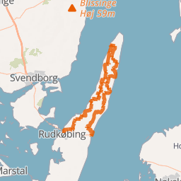Nordlig Langeland - Regionalrute 80+81