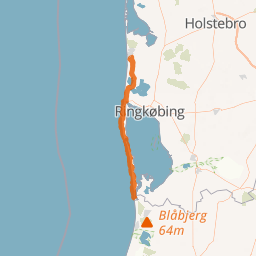 Vestkystruten National rute 1 - Vedersø-Nymindegab delstrækning