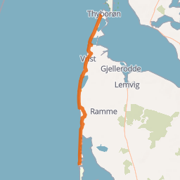 Vestkystruten - Etape 6 - Thorsminde/Thyborøn