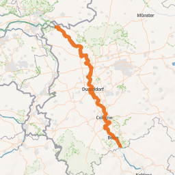 Rhine Cycle Route in NRW – Bad Honnef to Emmerich