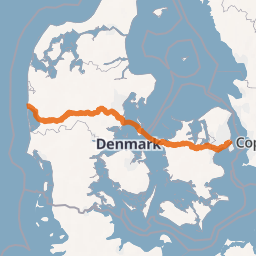 Søndervig - Kopenhagen - Nationalroute 4