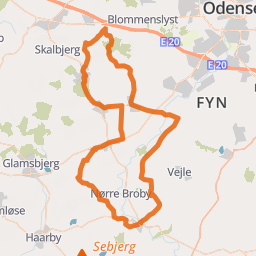 Brobyværk-Tommerupruten 53 Km