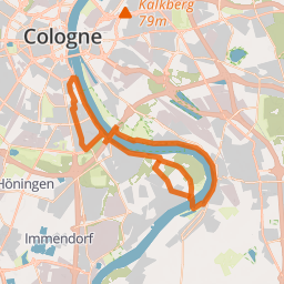 Tour 7: Mit dem Rad am Rhein entlang durch Marienburg, Rodenkirchen und Porz
